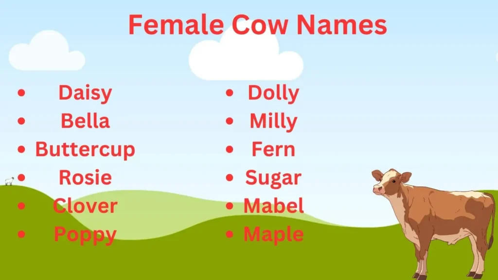 Cow Names with Generator