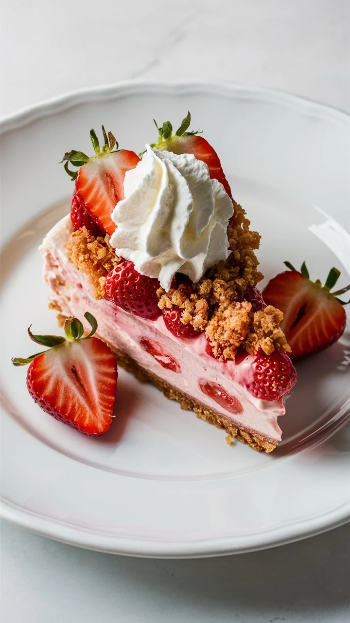 Strawberry Crunch Cheesecake