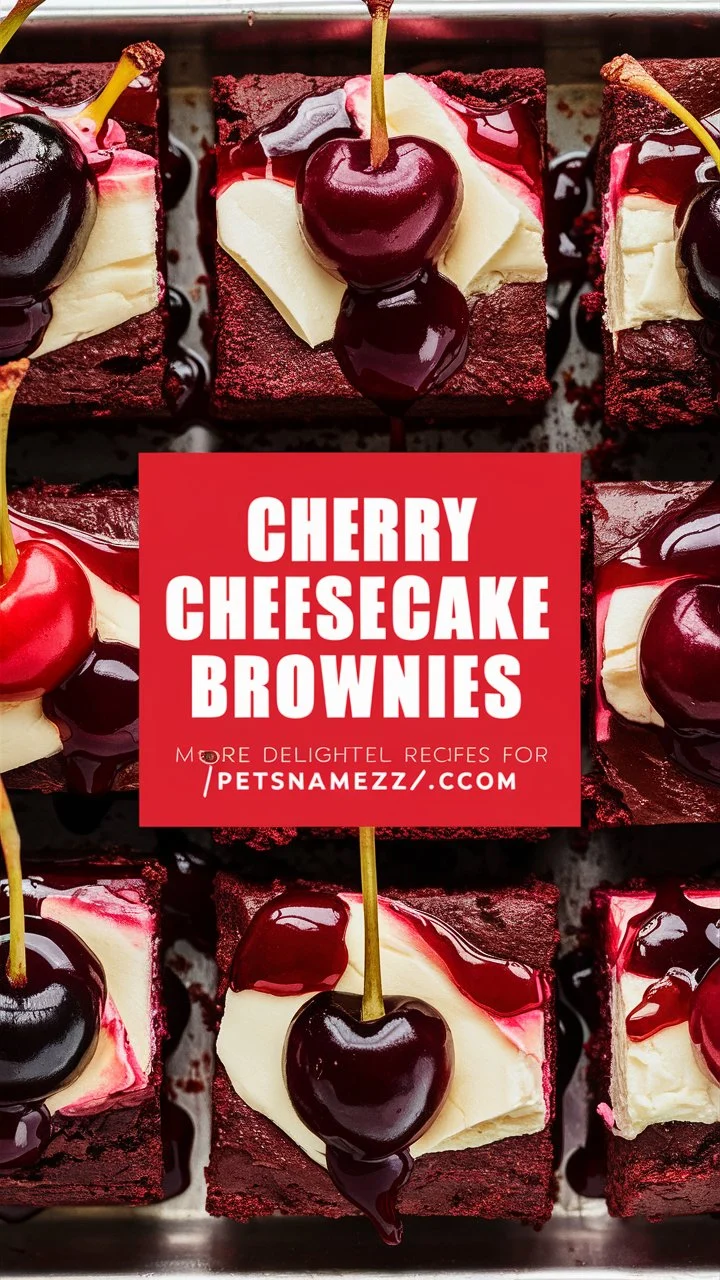 Cherry Cheesecake Brownies Recipe